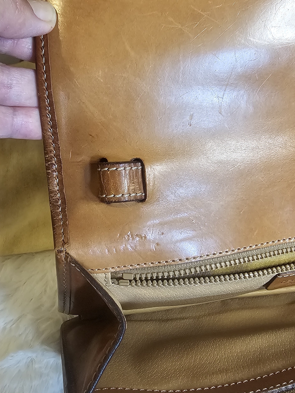Celine Macadam Triomphe Clutch Bag With Dustbag Insert And Chain - Picture 10 of 16
